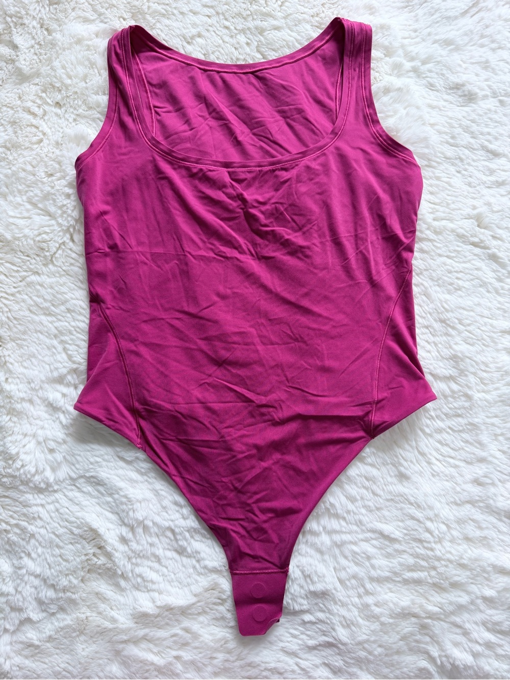Wundermost Ultra Soft Nulu Square Neck Bodysuit